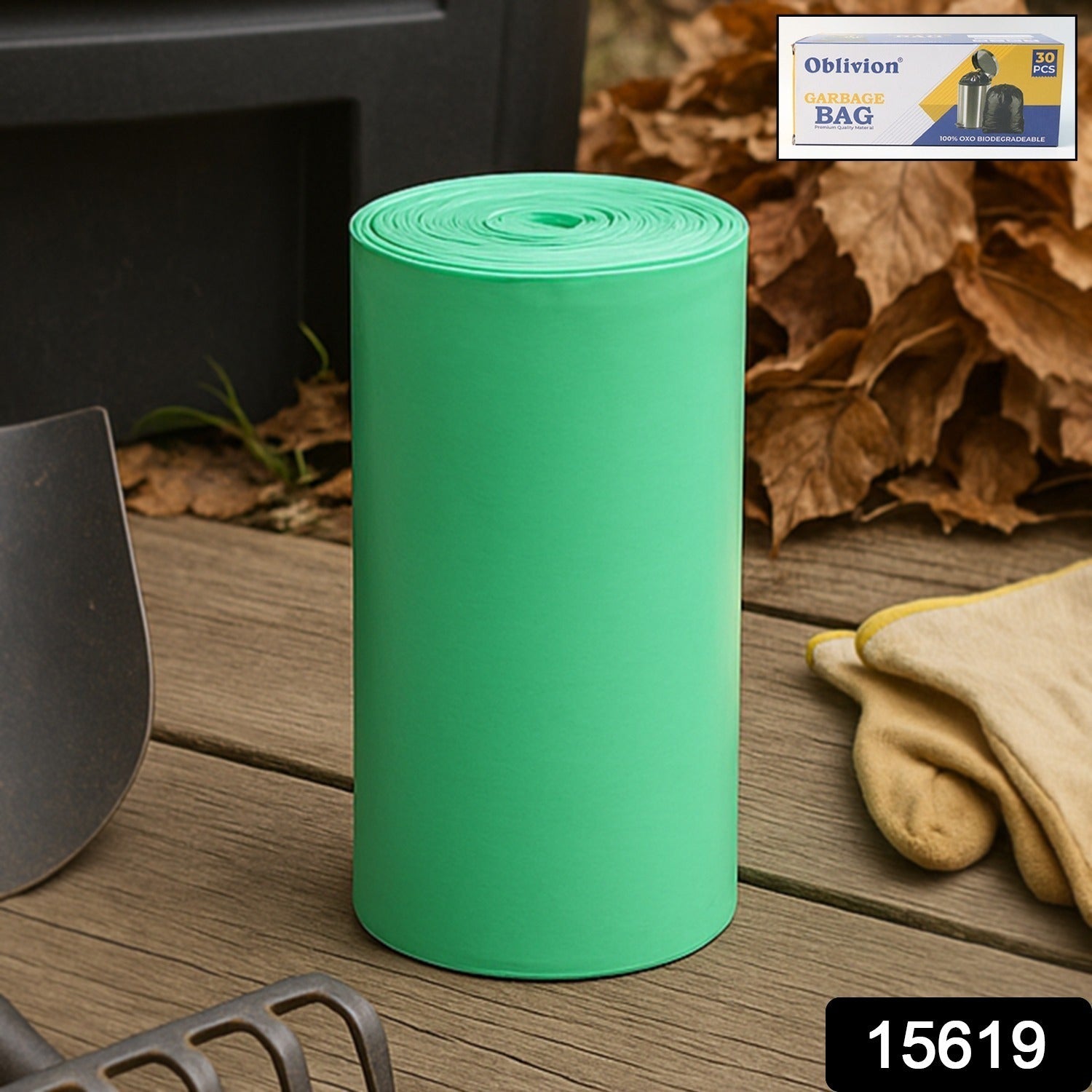 Bio-degradable Eco Friendly Garbage / Trash Bags Rolls (24x32 Cm / 1 Pc / Mix Color) Bio-degradable Eco Friendly Garbage / Trash Bags Rolls (24x32 Cm / 1 Pc / Mix Color)